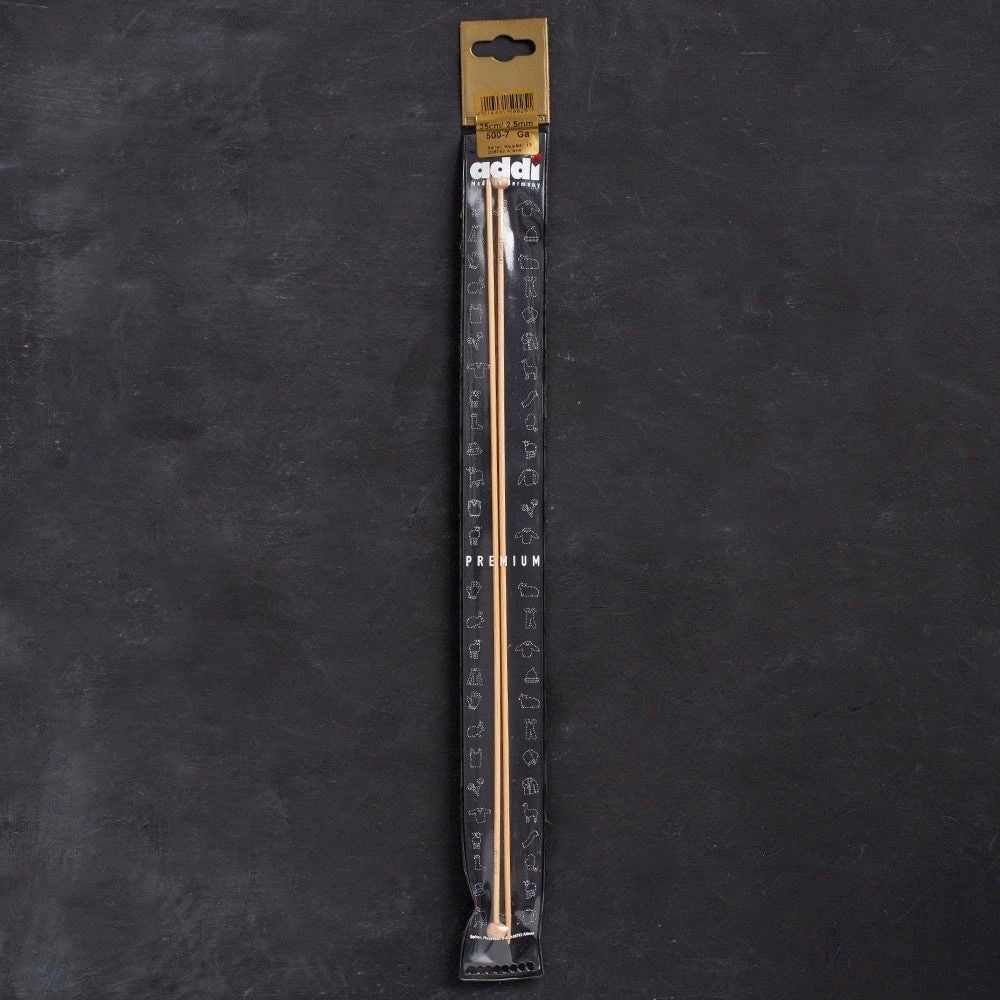Addi Bambus 2,5mm 35cm Bambu Örgü Şişi - 500-7