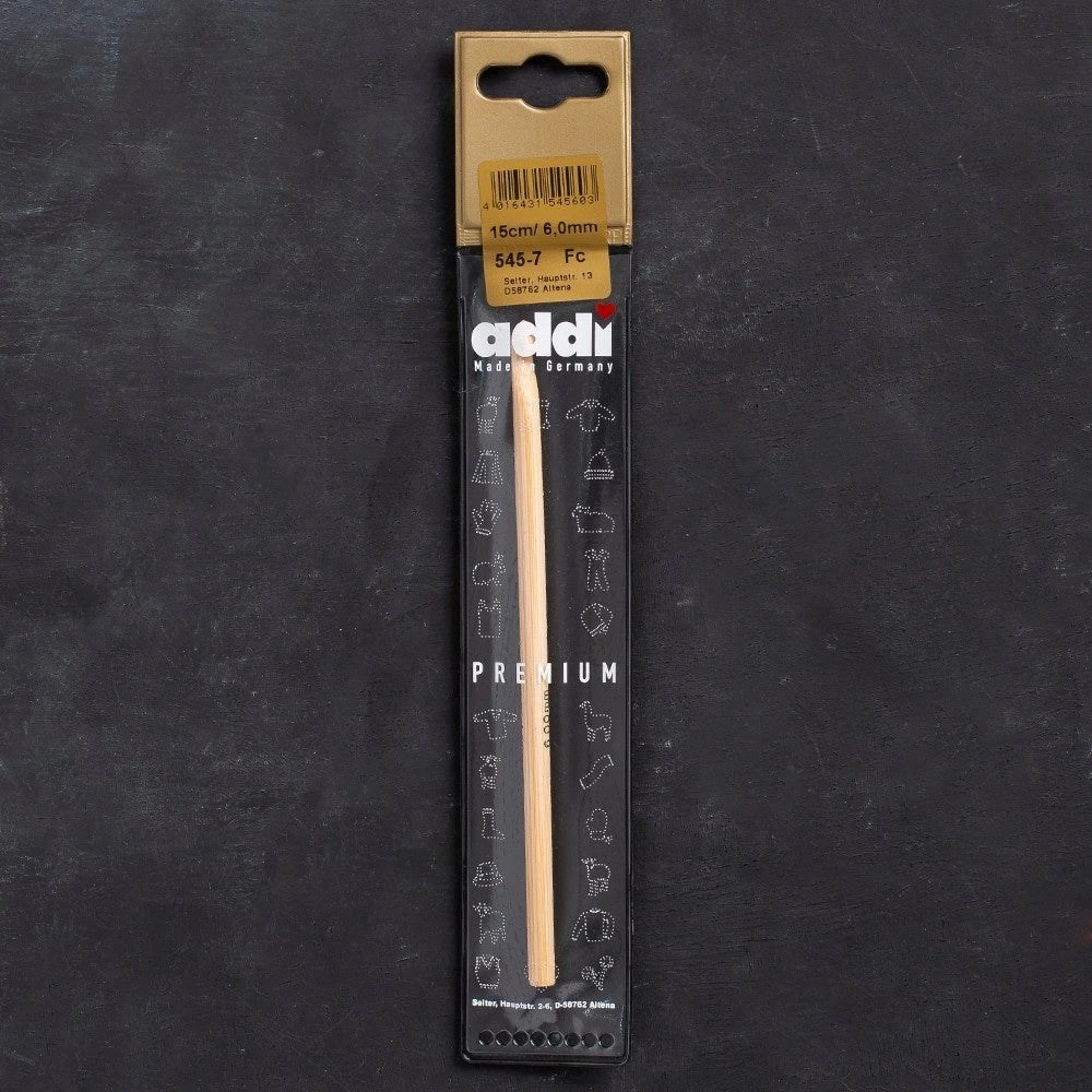 Addi Bambus 6mm 15cm Bambu Yün Tığ - 545-7
