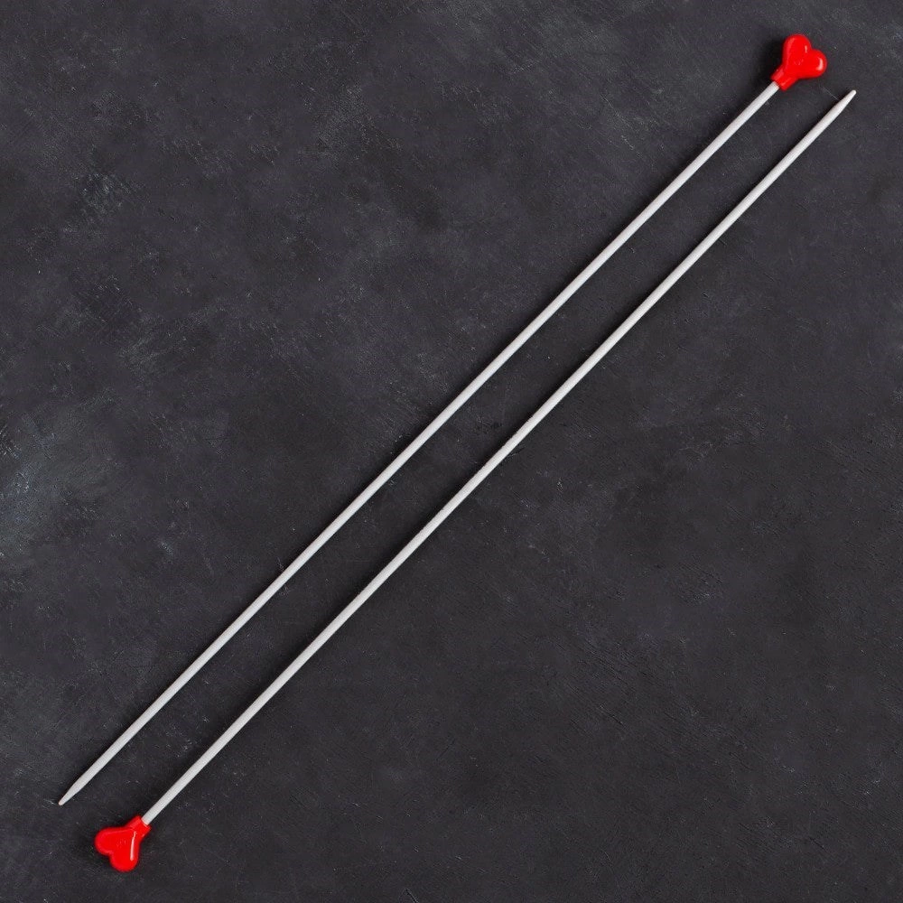 Addi Kalpli 3mm 35cm Klasik Alüminyum Örgü Şişi -