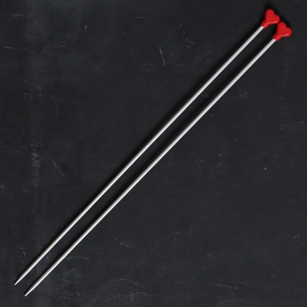 ADDI KALPLİ 4MM 40CM KLASİK ALÜMİNYUM ÖRGÜ ŞİŞİ -