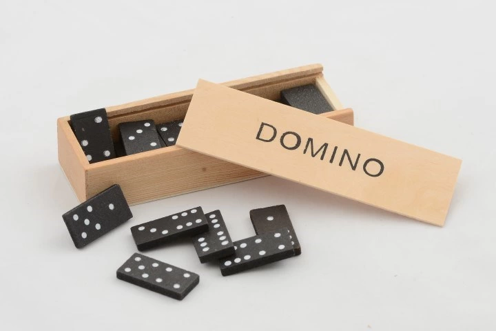 Ahşap Kutulu Domino Alk4019
