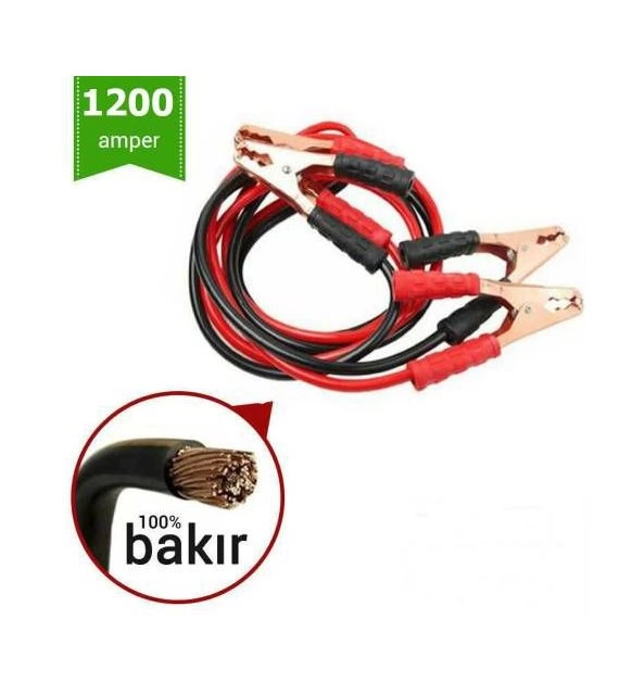 Akü Takviye Kablosu 1200 Amper