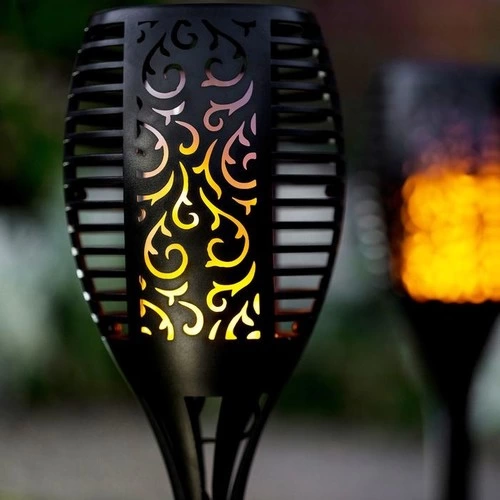 Alev Efektli Solar Bahçe Lambası