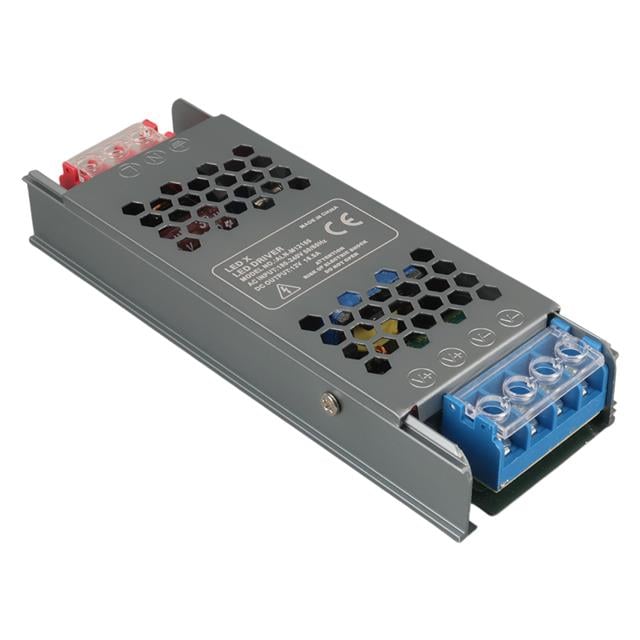ALN-M12165 12 Volt 16.5 Amper 72X24X12Mmultra Slim Metal Kasa Adaptör