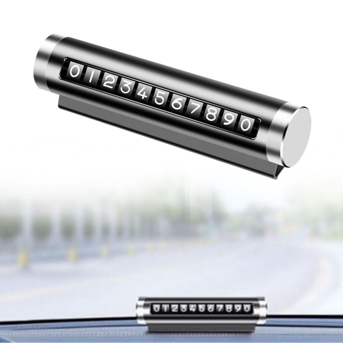 Алюминиевый корпус, черный цвет, поворотный автомобильный телефон, номерной знак, парковочное номерное устройство (4620)