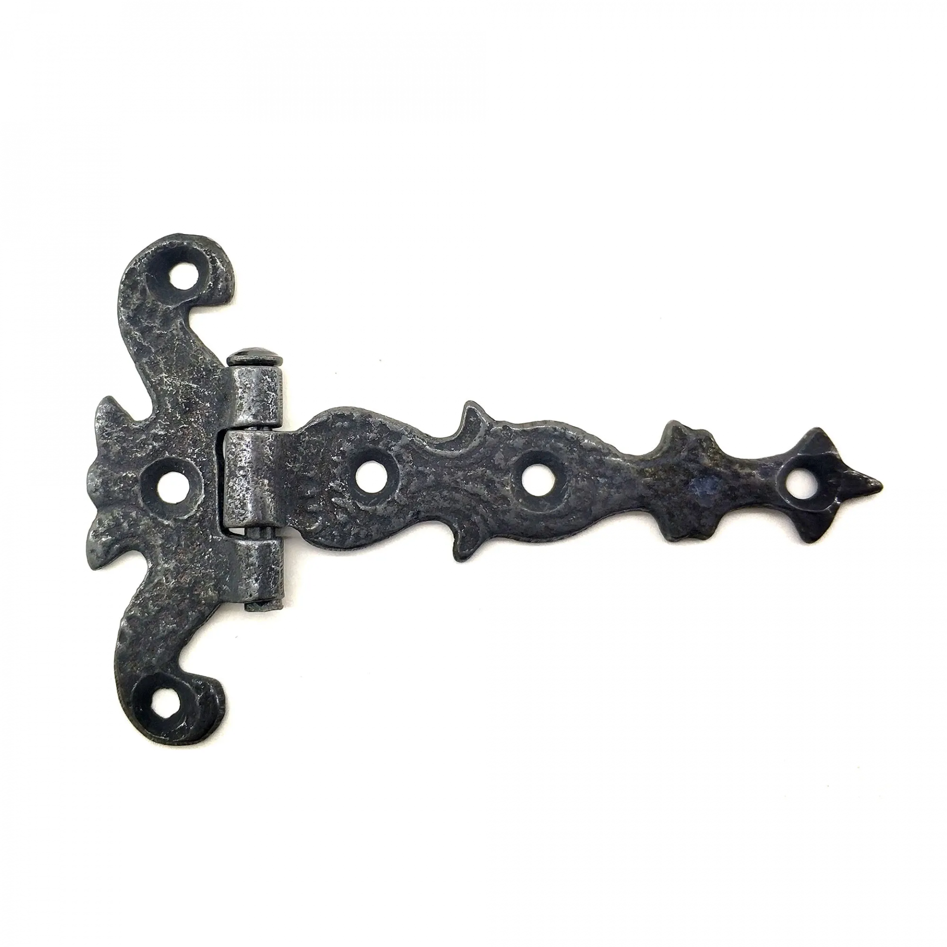 Antika Tarz Dekoratif Pirinç Kuyruklu Kelebek Menteşe - 63x100 Mm, Oksit