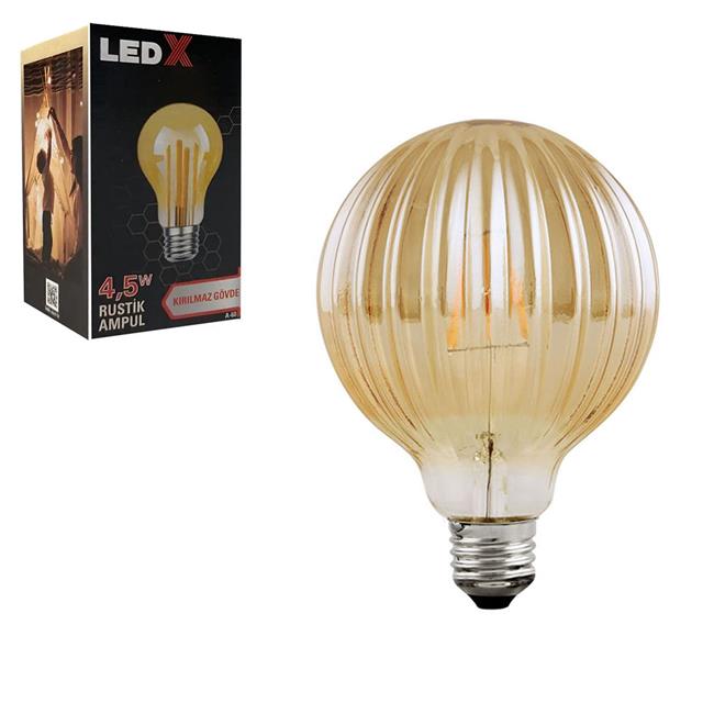 AS-60 Kırılmaz Gövde 4,5 Watt Rustik Star Ampul
