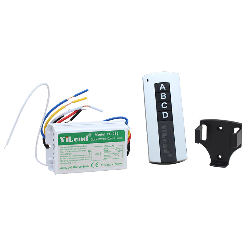 Avize Kontrol Kumandası 4 Tuşlu 4 Kanal (220 Volt)