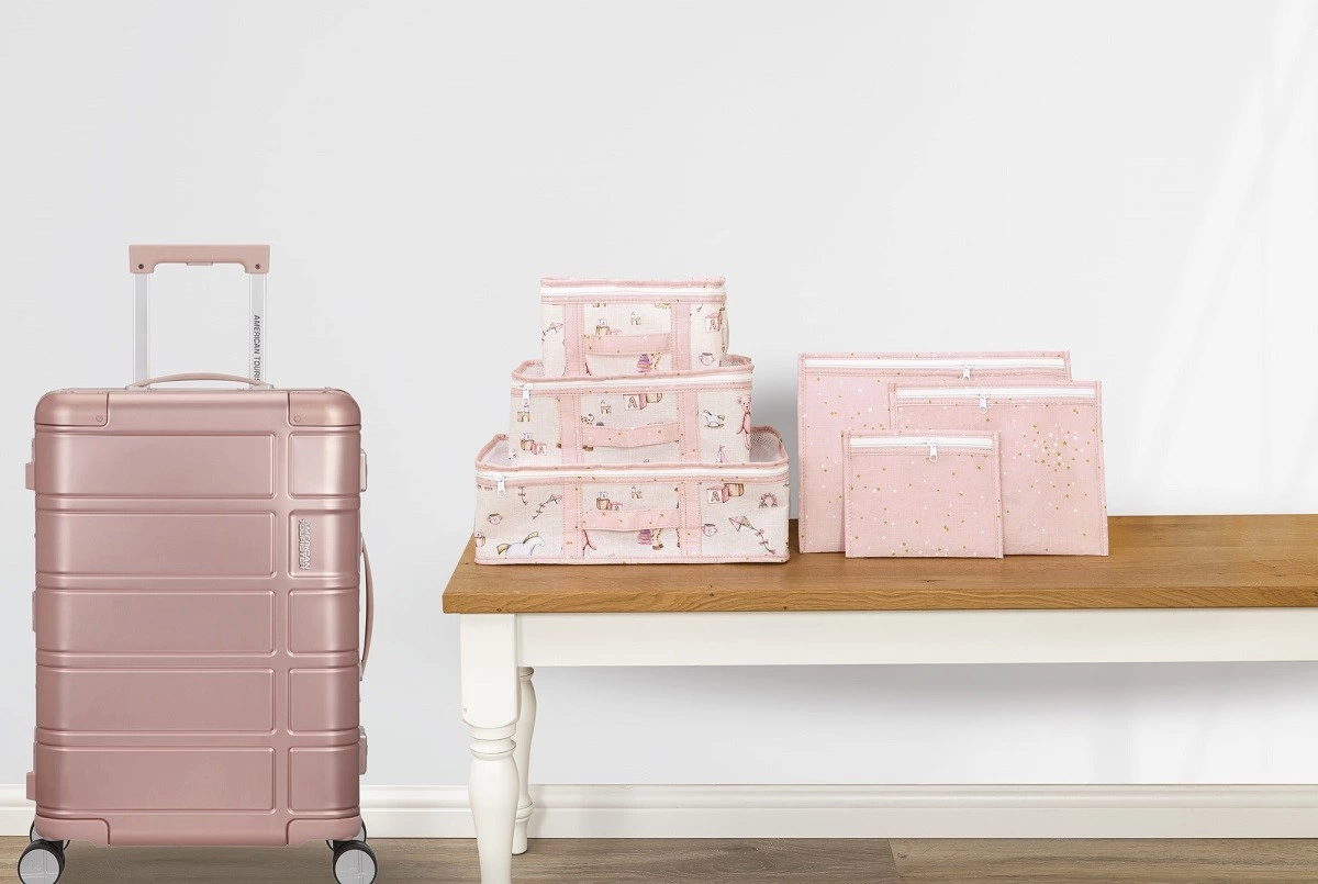 Baby 6'lı Desenli Fileli Bavul Valiz İçi Düzenleyici Çok Amaçlı Organizer