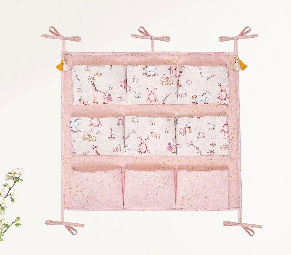 Baby 9 Cepli Bağlamalı Beşik Kenarı Düzenleyici