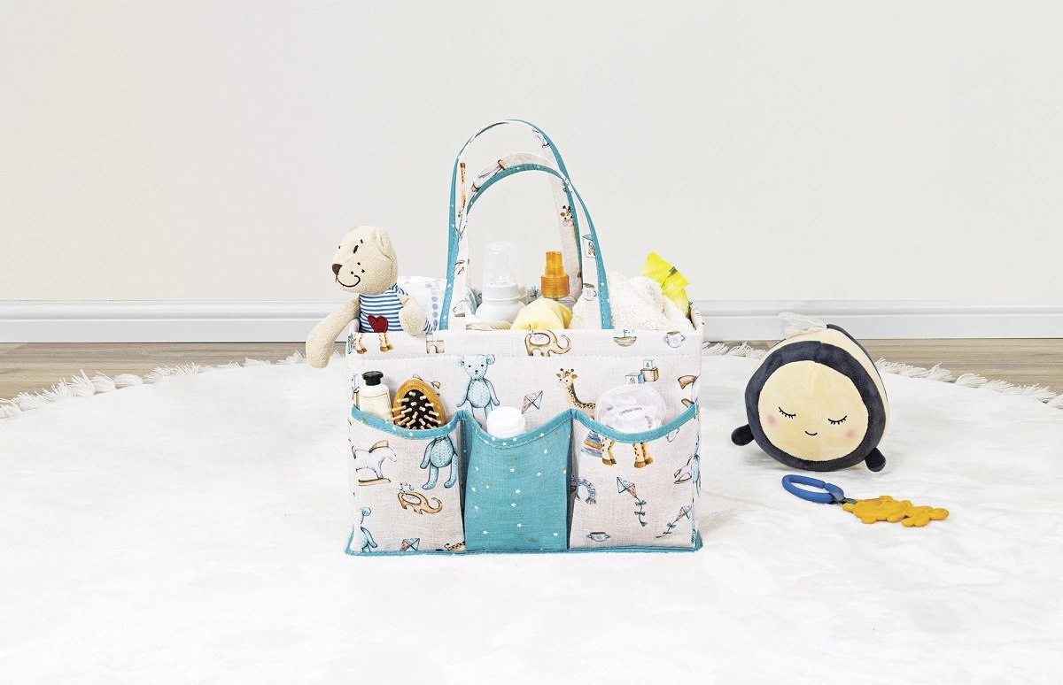 Baby Kullanımı Kolay Desenli Taşınabilir Bakım Çantası