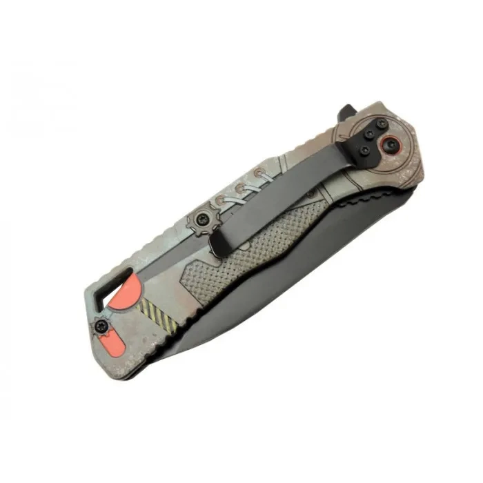Bağcıklı Çakı 21,5 Cm Yarı Otomatik , Kemerlikli