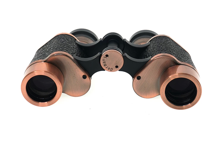 Baigish 6x24 Orjinal Deri Çantalı Prinç Kaplama Subay Dürbünü – Su Geçirmez – Artıkıl Özellikli Rus