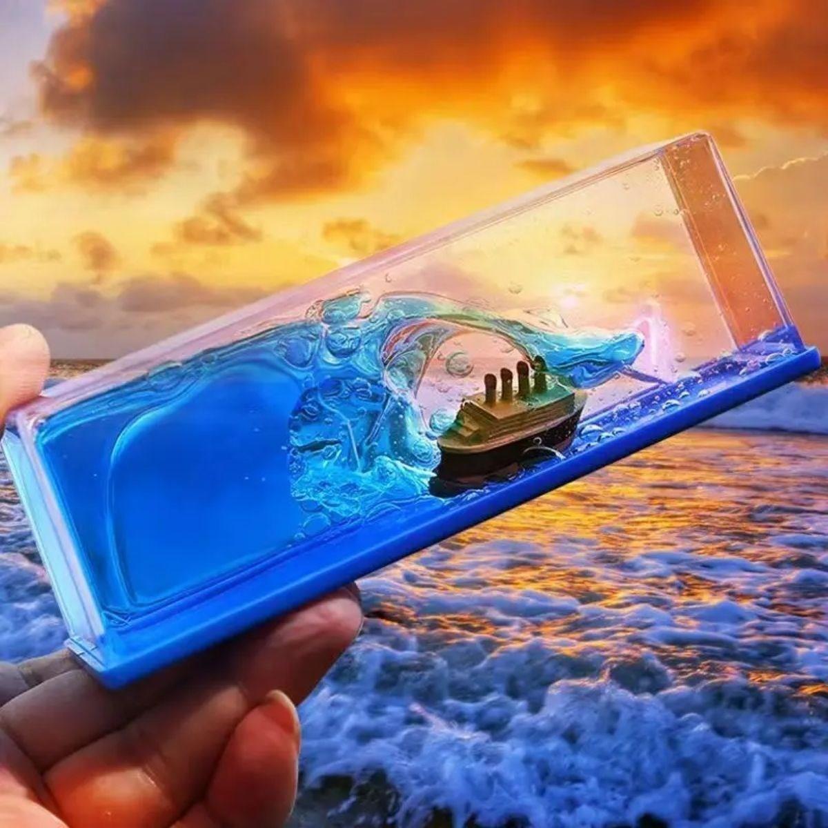 Непотопляемый корабль, подарочный декоративный подарок для дома и офиса, особый корабль любви (4620)