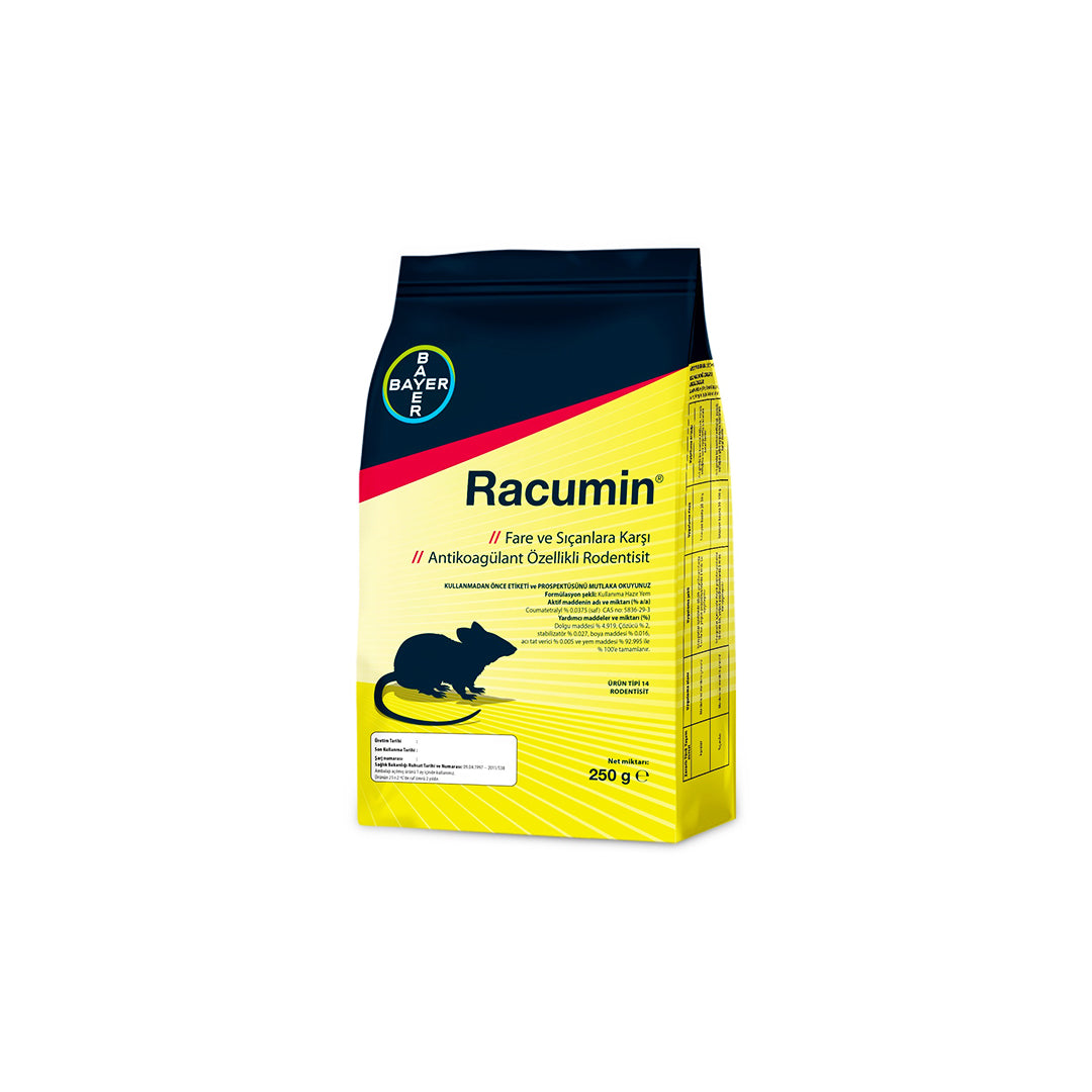 Bayer Racumin Buğday Fare Yemi 250Gr. Rodetisit Kutu