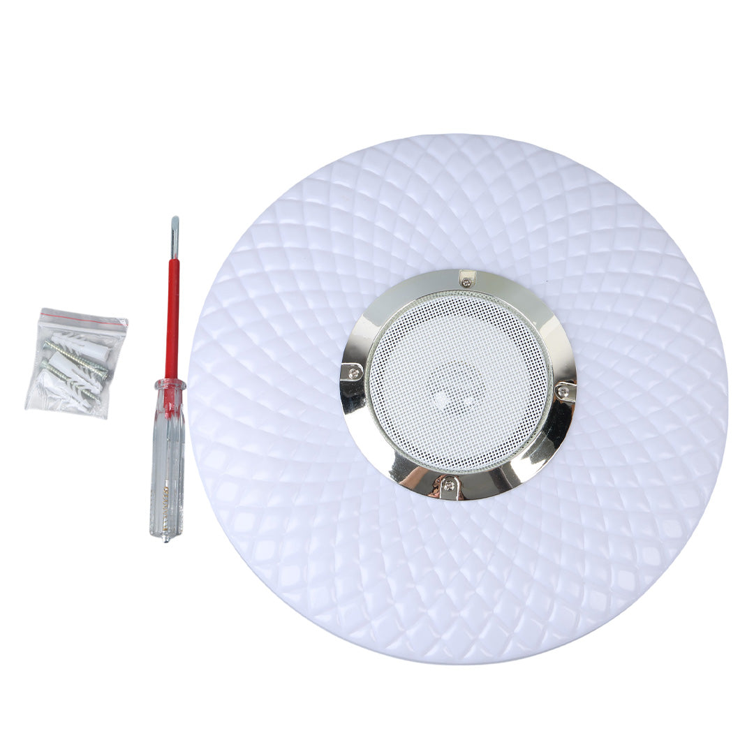 BEYAZ 30*6 CM 24 WATT BLUETOOTH HOPARLÖRLÜ TAVAN AYDINLATMA