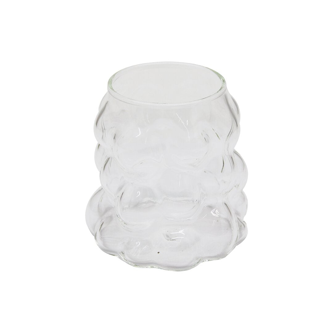 Стеклянная кружка с бусинами и узелками 340 мл для кофе - Презентация - Безалкогольный напиток