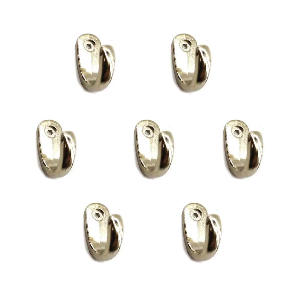 Büyük Tekli Fincan Askı, Dekor Askısı - Nikel, 100 Adet, 12x23x30 Mm