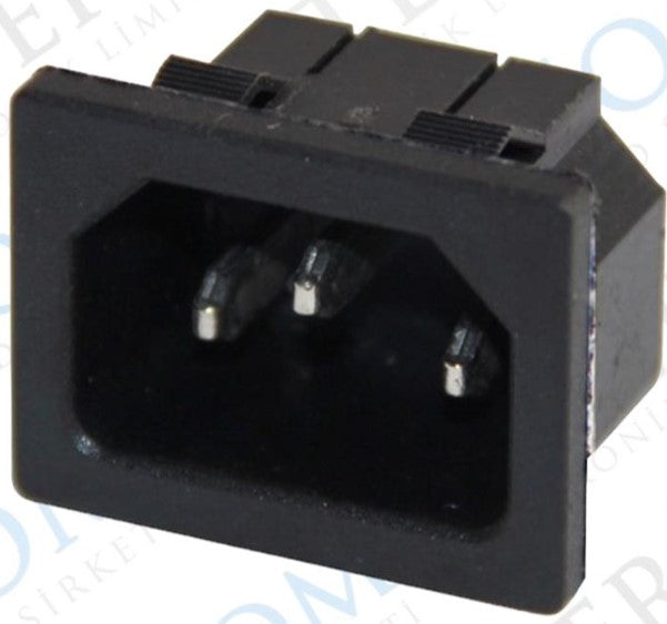 C14 Power Soket Erkek Kulaksız As-04 (Ic-212B)