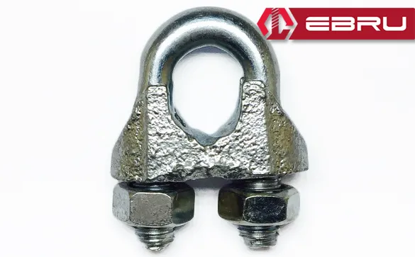 Çelik Halat Bağlama, Düğüm, Klemens 10 Mm - 25 Adet