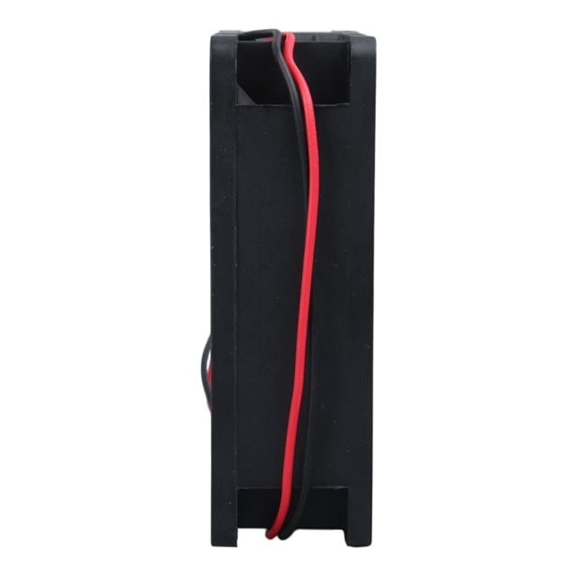 CF-241 DC12V 80x80x25mm Aksiyel Fan - 20cm Siyah-Kırmızı Güç Kablolu