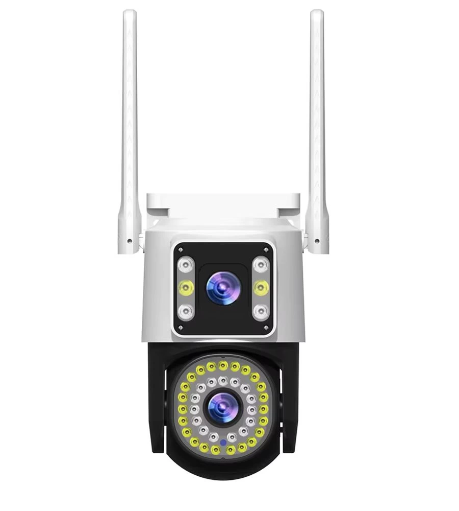 32 Gb Hafıza Kartlı 4mp Yoosee Çift Lens Ip Kamera - Wıfı Otomatik İzleme, Su Geçirmez Kablosuz Güv