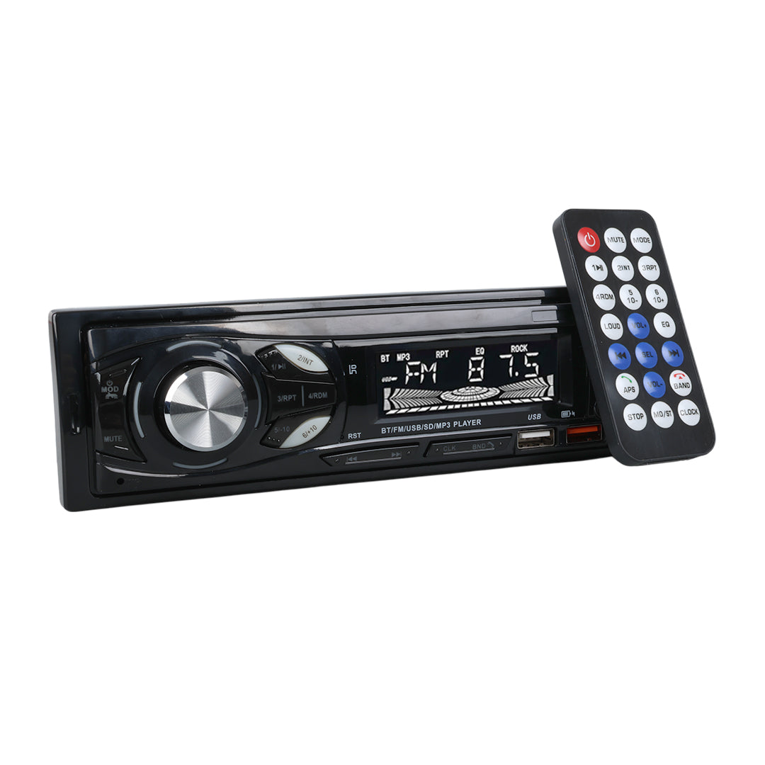 Автомобильный магнитофон с двумя USB/SD/FM/AUX/Bluetooth-входами и дистанционным управлением, 4x60 Вт, CS-107 