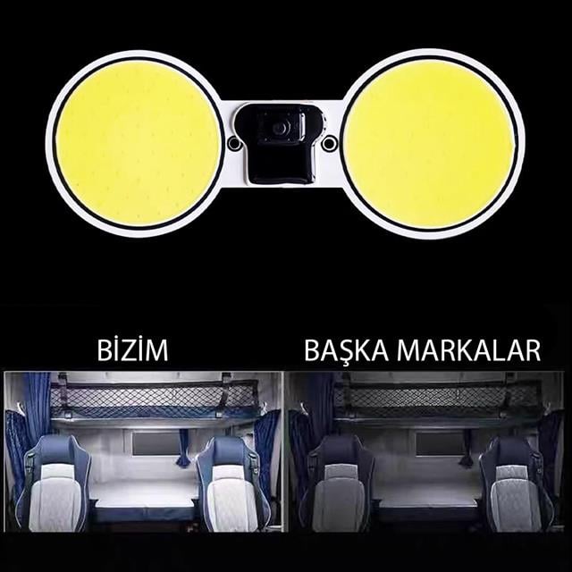 Cob Led Araç Tavan - Bagaj Aydınlatma DC10-48 Volt
