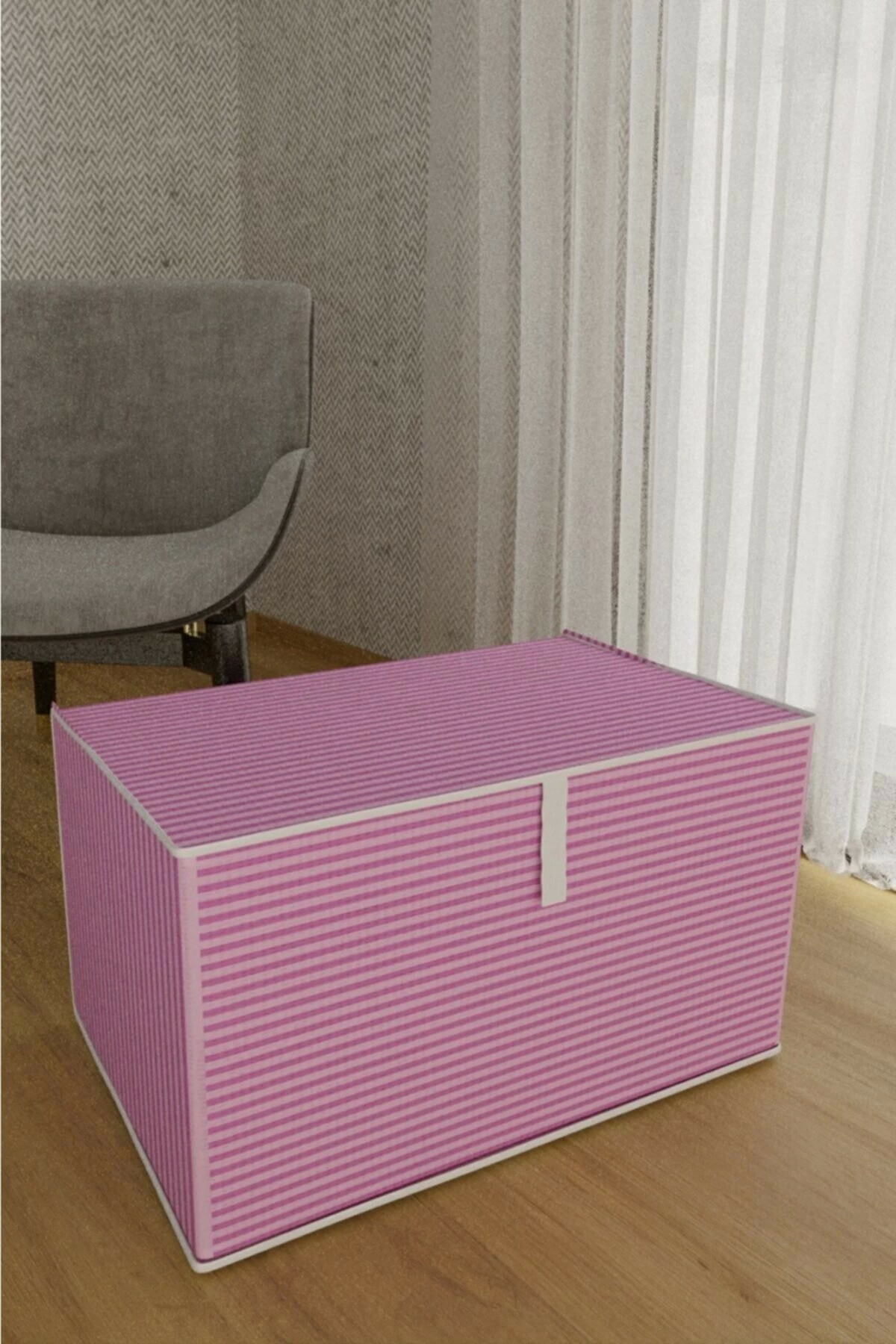 Çok Amaçlı Düzenleyici Kutu Organizer Cırt Cırtlı Hurç Mega Plus Boy 40cm X 30cm X 70cm