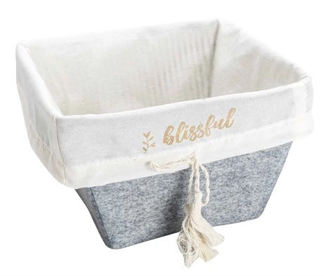 Çok Amaçlı Saklama Organizer Kutu Kare Keçe  Sepet