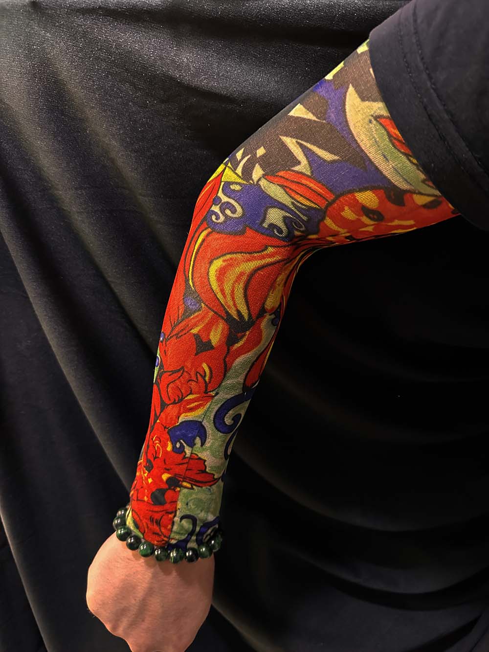 Çorap Dövme Giyilebilir Kol Bacak Dövmesi Likralı 2 Adet Model 4