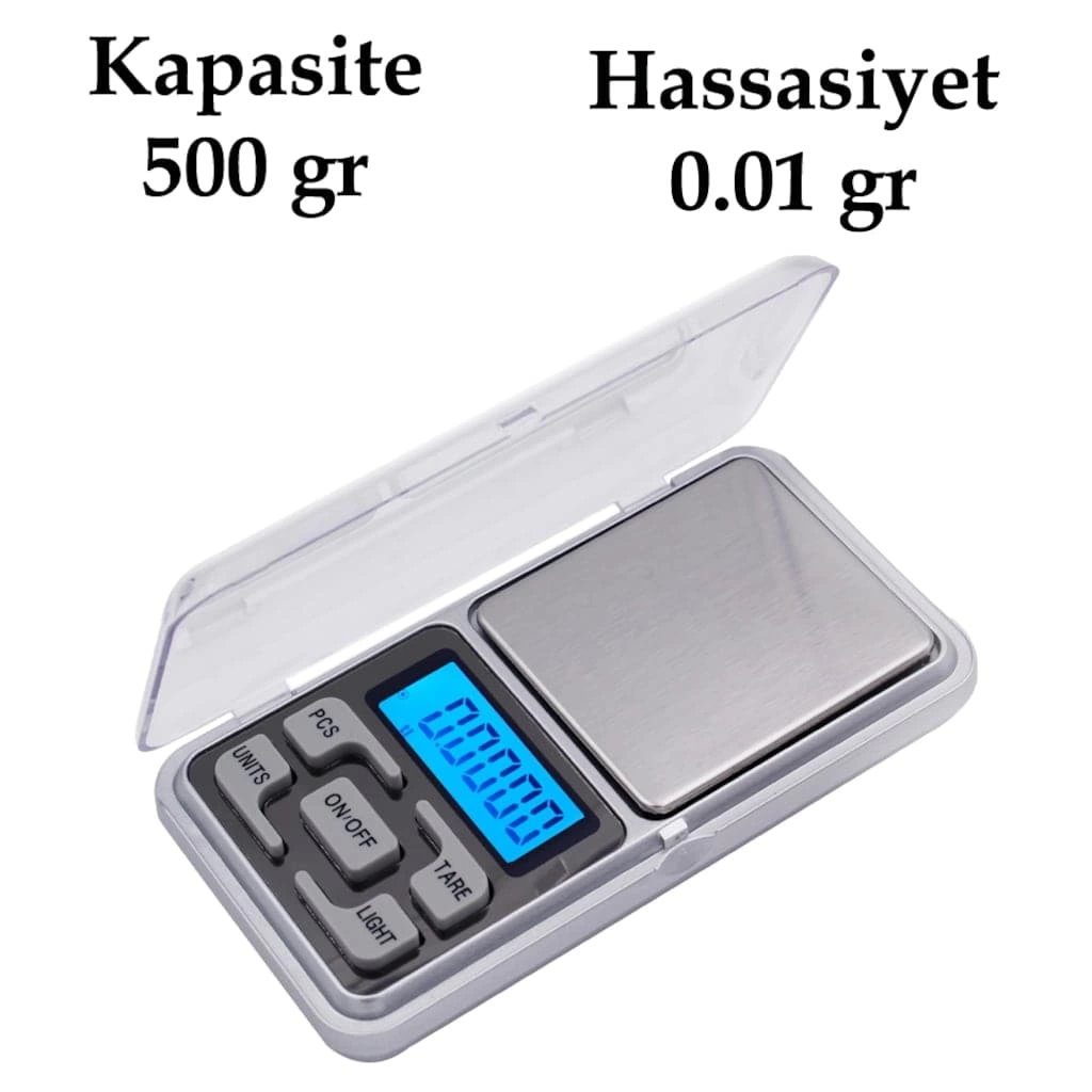 Crown Dijital Göstergeli Hassas Elektronik Kuyumcu Cep Terazisi