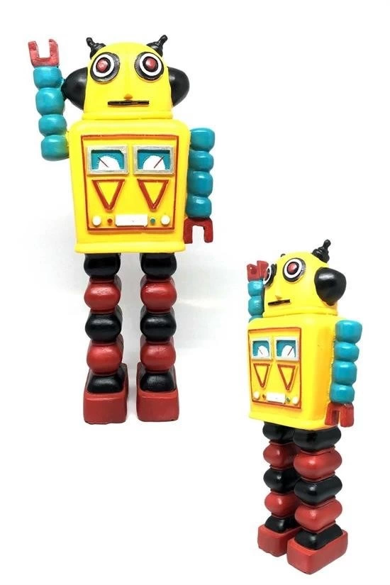 Decotown Nostaljik Sevimli Uzaylı Robot Şeklinde Figür Biblo