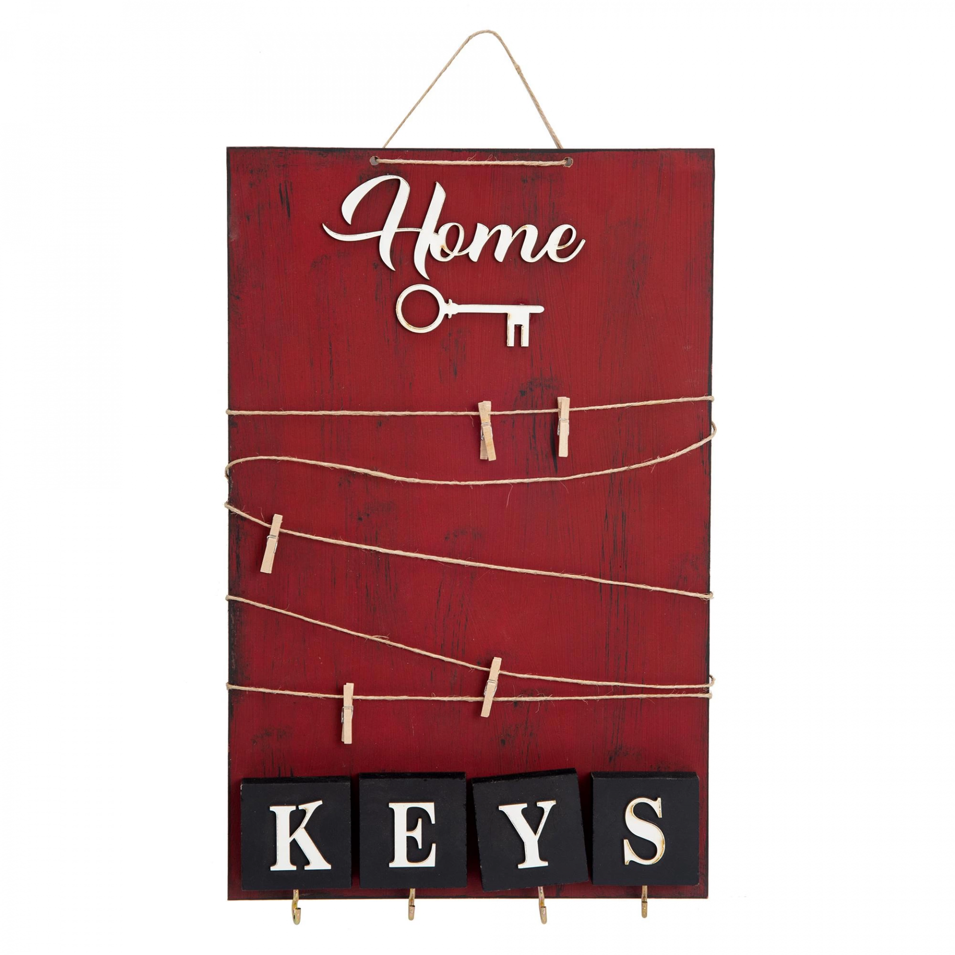 Dekoratif Home Keys Ahşap Resimlik Ve Notluk