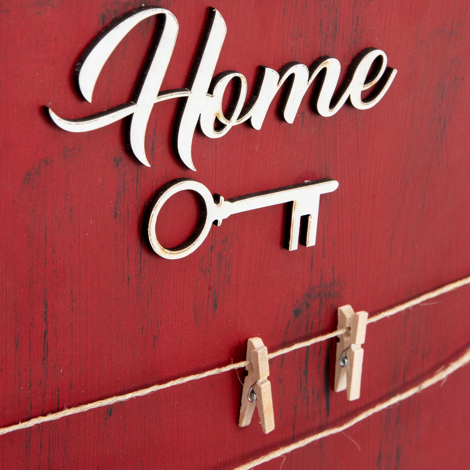 Dekoratif Home Keys Ahşap Resimlik Ve Notluk