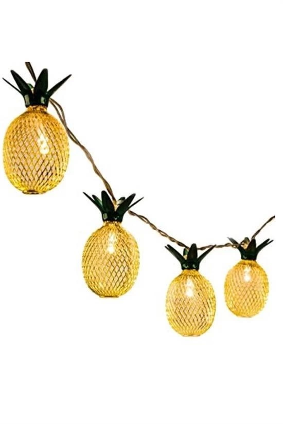 Dekoratif Pilli Pineapple Ananas Pilli Şerit Led Işık