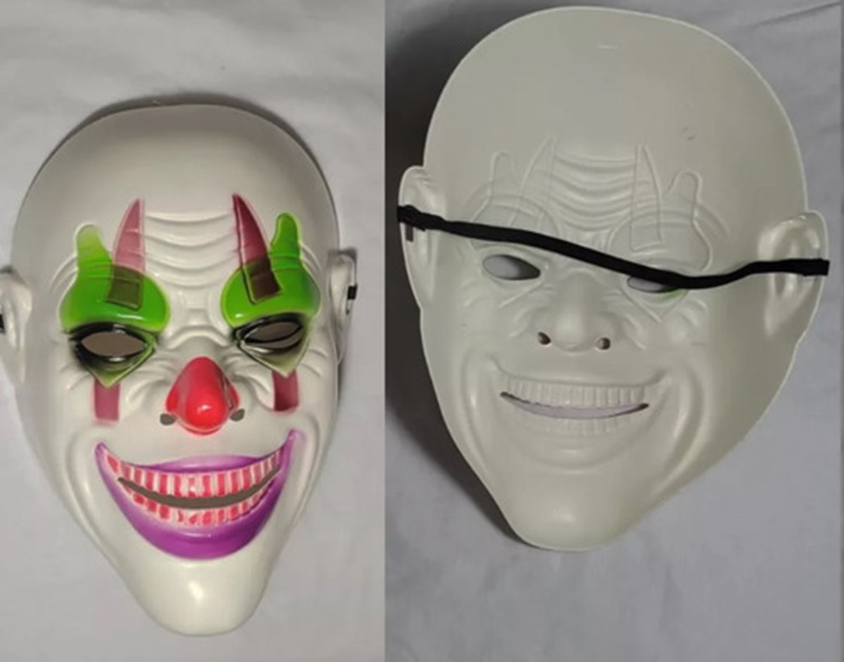 Маска Джокера в стиле психопатического клоуна «Безумный смех»
