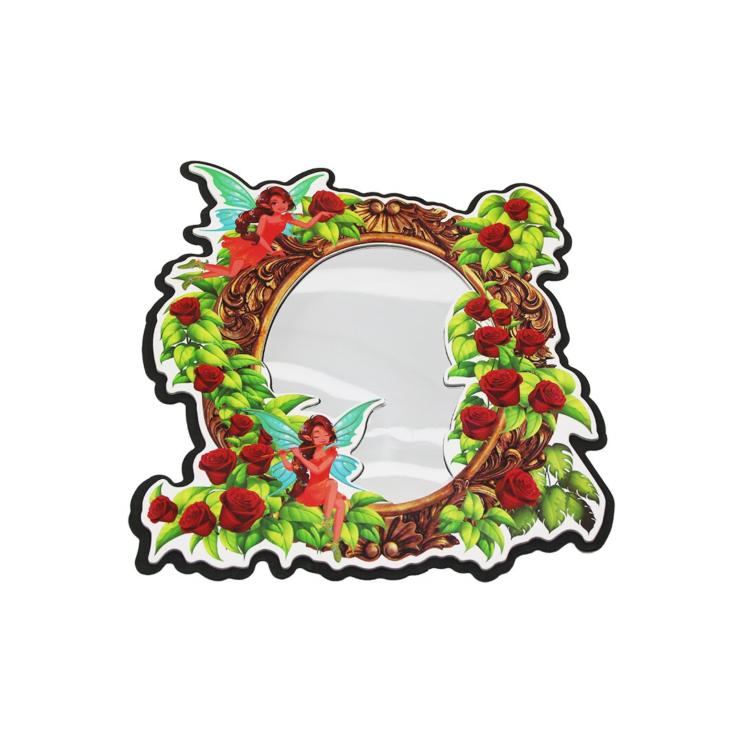 Наклейка на стену с зеркальным узором