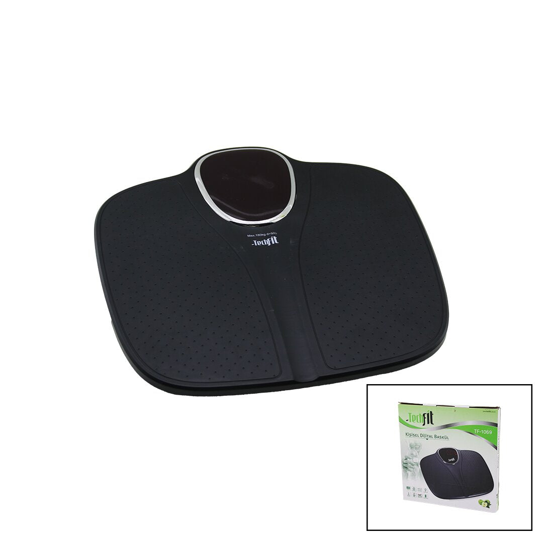 DİJİTAL DİZAYN - NOKTALI ZEMİN DİJİTAL BASKÜL TERAZİ TARTI 180KG/100GR LCD EKRAN - SENSÖR - ODA ℃ T