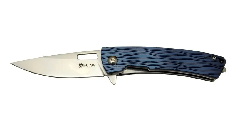 Dpx Gear Aculus F004 Bl Mavi  Kurtarma / Kamp Çakı 18cm - Yarı Otomatik, Cam Kırma Aparatlı, Kemerl