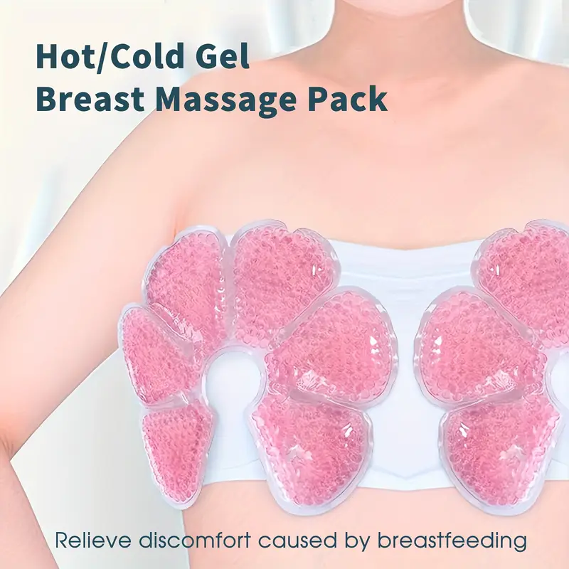 Emziren Anneler İçin 2 Li Jel Göğüs Pedi – Sıcak Ve Soğuk Kullanıma Uygun, Pvc Dolgulu, Konfor Ve D
