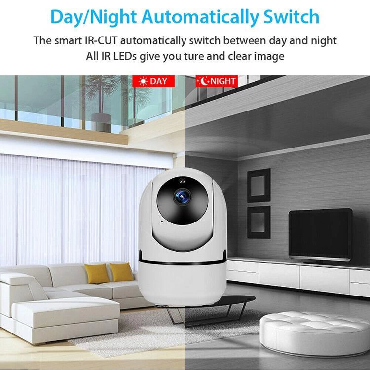 Ev Güvenlik 1080p Wifi Akıllı Kamera Bebek Monitör Hareket Algılama Sesli Alarm Ses Dinleme Gece Gö