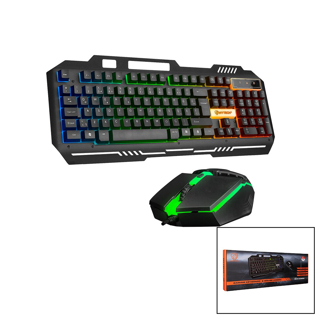 Проводная клавиатура Everest Hkm-x86 Quin Rainbow Illuminated USB с кабелем 150 см