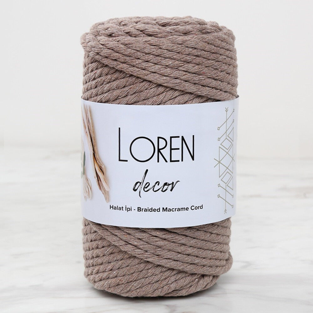 Loren Decor 3 Büküm Makrome İpi Vizon  - L143
