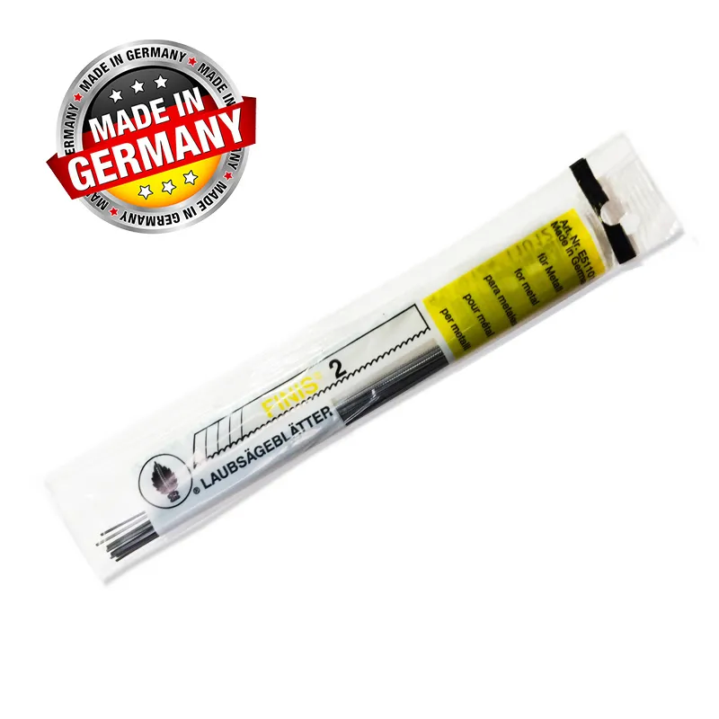 Finis Düz Hassas Metal Kıl Testere Ağzı No:7 - 12 Adet