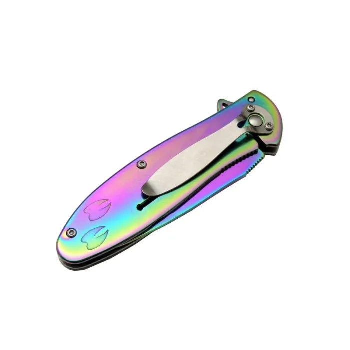 Geyikli Gökkuşağı Çakı 19,5 Cm , Kemerlikli
