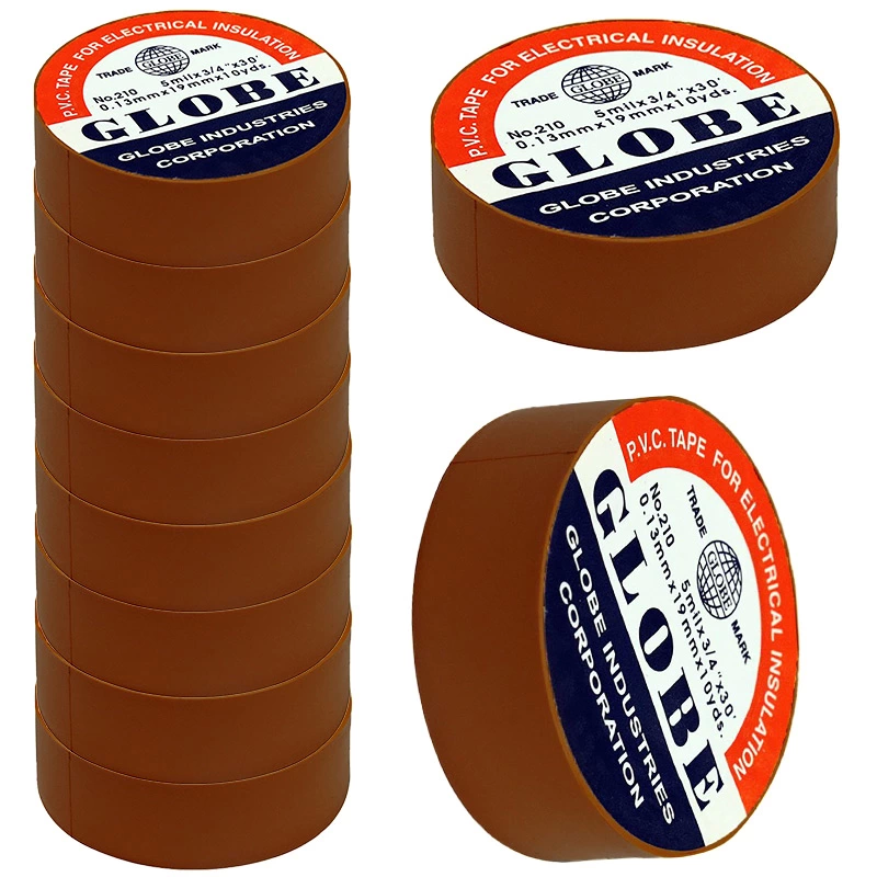 Globe 0.13Mmx19 Mm Kahverengi İzole Bant 10Lu Paket