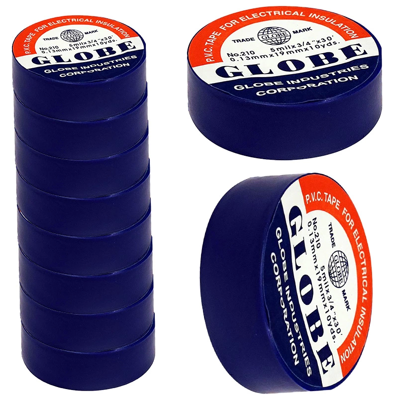 Globe 0.13Mmx19 Mm Lacivert İzole Bant 10Lu Paket