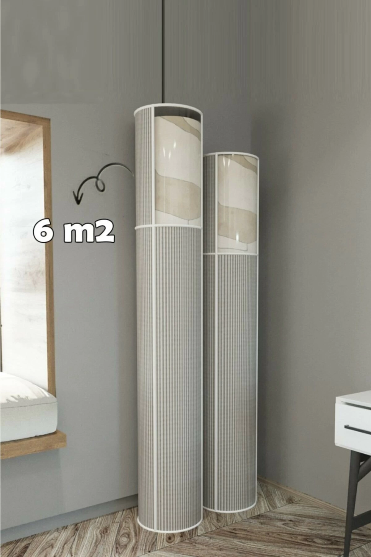Hava Geçiren Özellikli Pvc Pencereli Halı Kılıfı Hurcu 00661
