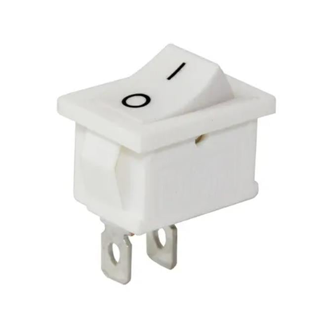 IC-125B-1 Mini Beyaz Işıksız ON-OFF Anahtar